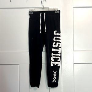 Girls black sweatpants